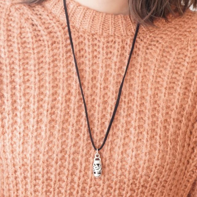ドロップ 筒 ネックレス シルバー925 silver925 ペンダントトップ