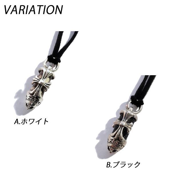 クロス 十字架 蛇皮 エイヒレ 筒 立体 メンズ ネックレス シルバー925