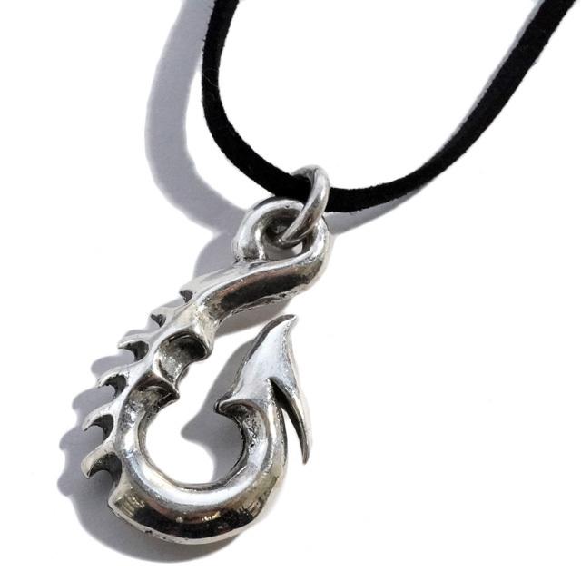 フィッシュフック メンズ ネックレス シルバー925 silver925
