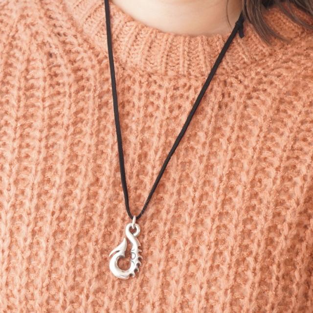 フィッシュフック メンズ ネックレス シルバー925 silver925