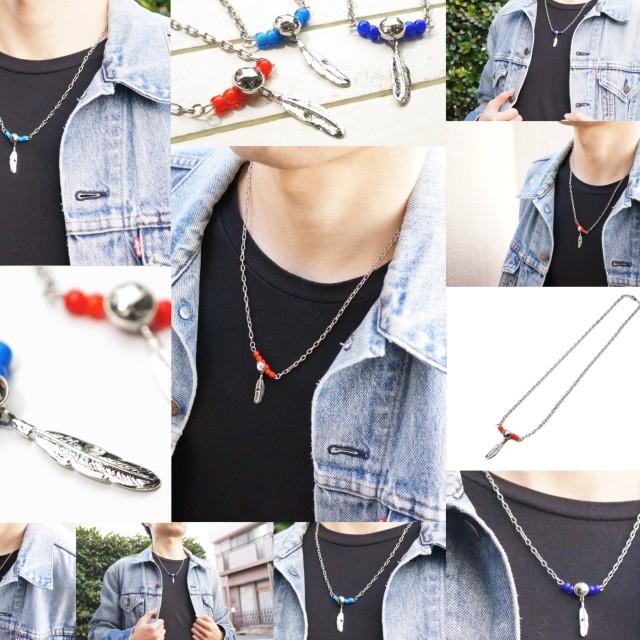 ネックレス フェザー メンズネックレス 羽根 スター 星 エスニック アメカジ アメリカン ネイティブ インディアンジュエリー Mens 2119 シルバーとアクセサリーのゆかたん 通販 Yahoo ショッピング