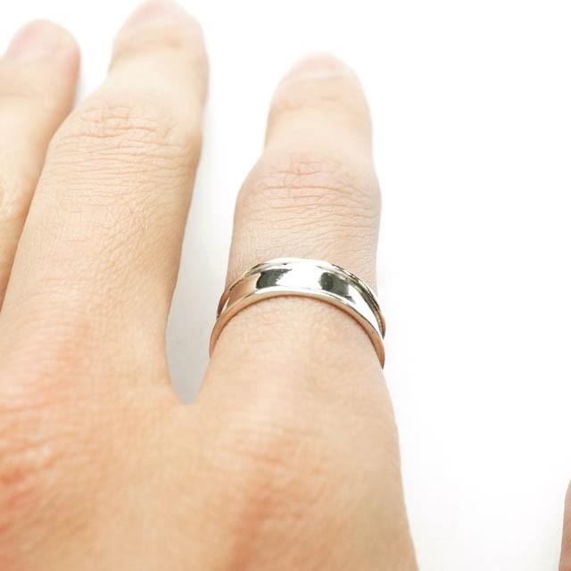 希少   シンプルデザイン リング 925 18号 ゆうパケット】シルバー925 リング 指輪 silver925 金属アレルギー