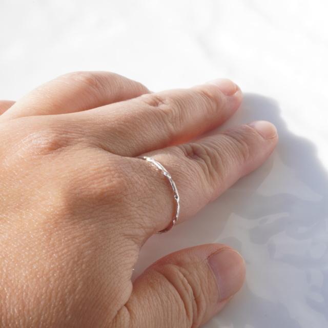 シルバーリング シルバー925 指輪 ピンキーリング 親指リング シンプル