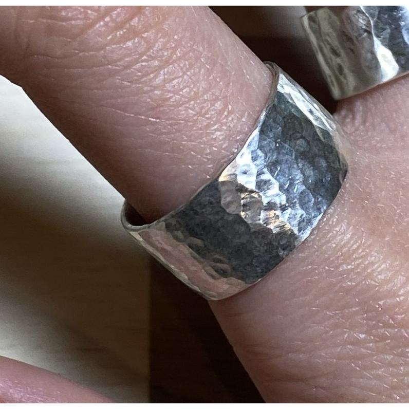 幅広シルバーリング シルバー925 silver925 シルバーアクセサリー 指輪