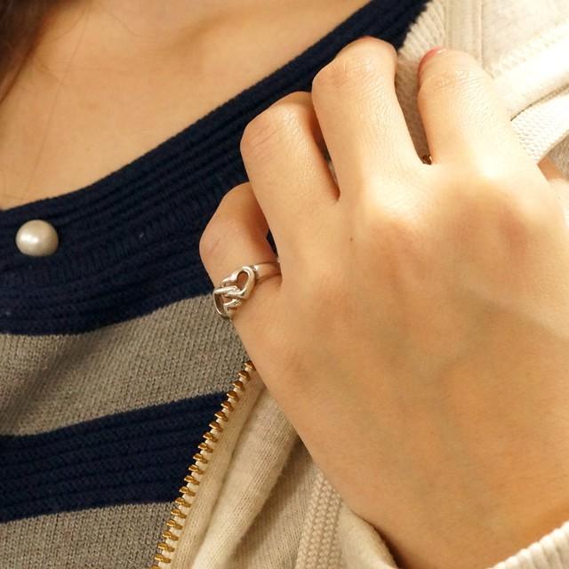 ピンキーリング シルバーリング メンズ レディース 指輪 ハート