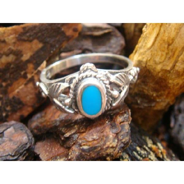 シルバーリング ターコイズリング デザインリング トルコ石 指輪 夏