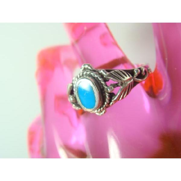 シルバーリング ターコイズリング デザインリング トルコ石 指輪 夏