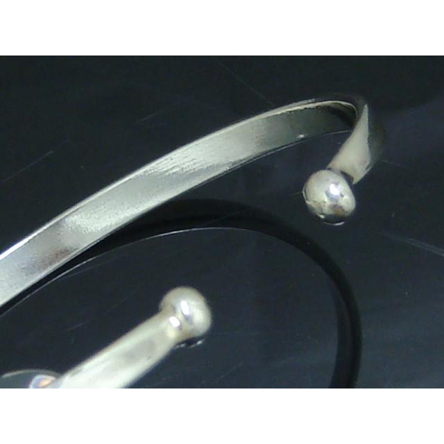 シルバーブレスレット シンプル シルバーバングル シルバー925 silver925 シルバーアクセサリー メンズ mensの画像
