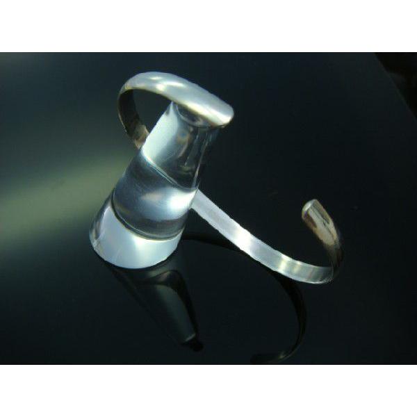 シルバー925 シンプルな5.5mmプレーンタイプ バングル ブレスレット