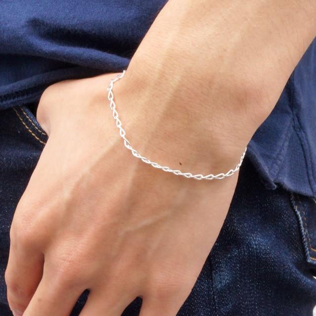 シルバー925 キヘイチェーンブレスレット オーソドックス シンプル