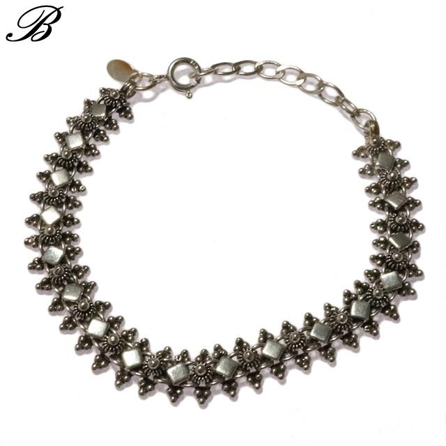 ブレスレット シルバー925 silver925 チェンマイブレスレット 重厚感 エスニック 夏アクセ ユニセックス 男女兼用の画像