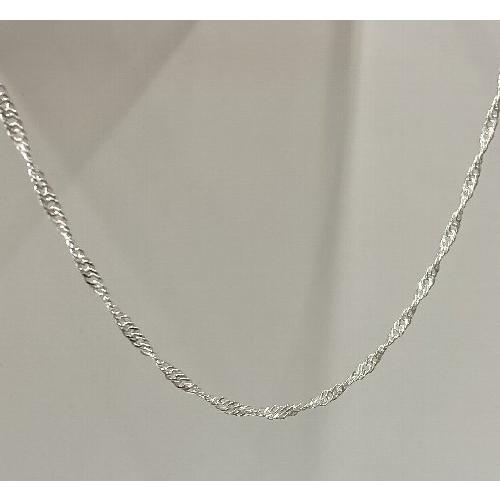 ネックレス チェーン フォックステールチェーン シルバー925 silver925