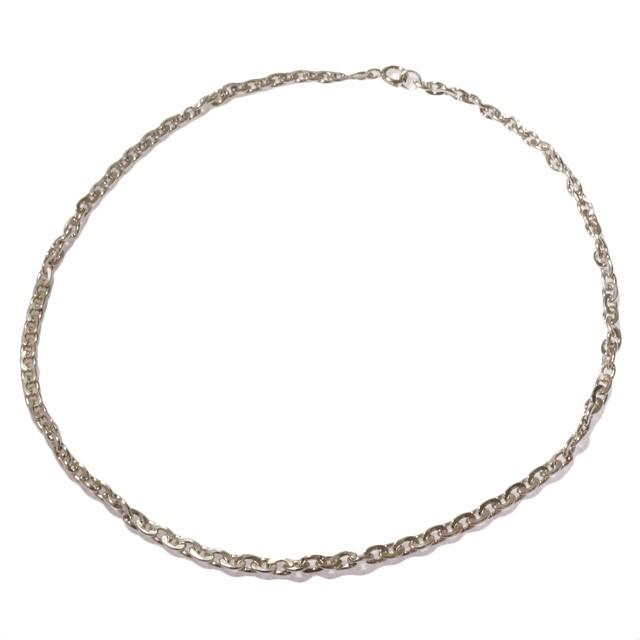 ネックレス チェーン シルバー925 silver925 キヘイチェーン 喜平チェーン シンプル コマ大きめ コマ極太 重厚感 40cm 45cm 50cm ユニセックス 男女兼用 mensの画像