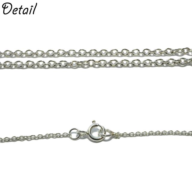 ネックレス チェーン シルバー925 チェーン幅1.4mm silver925 あずき