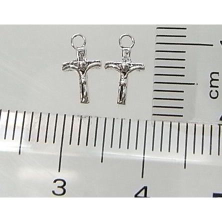 クロスパーツ8-092 2個で1セット 横幅5.04mm×高さ9.25mm シルバー925