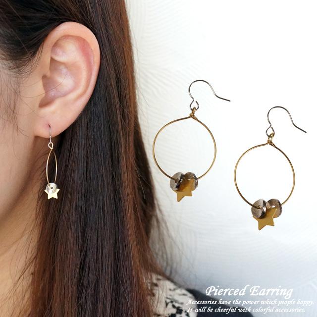 1142】金の星ピアス／イヤリング 【公式通販】