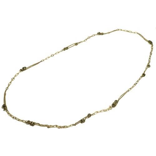 ネックレス シンプルなアンティークゴールドのネックレス Mens 母の日 送料無料 92 0180 シルバーとアクセサリーのゆかたん 通販 Yahoo ショッピング