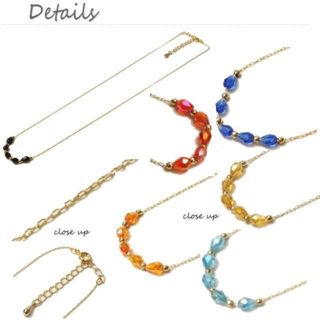 スワロフスキー　コーラル風ビーズネックレスSwarovski スワロフスキー コーラル風ビーズネックレスSwarovski