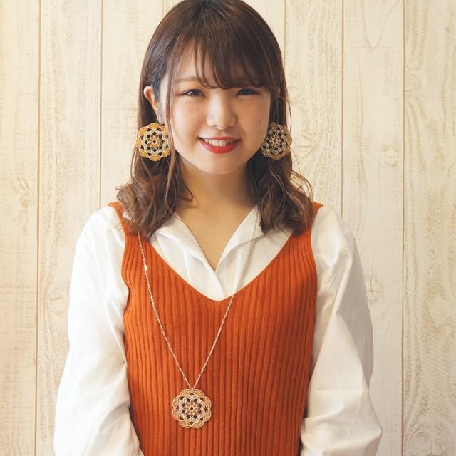 ネックレス チェーンネックレス ロングネックレス 花 フラワー