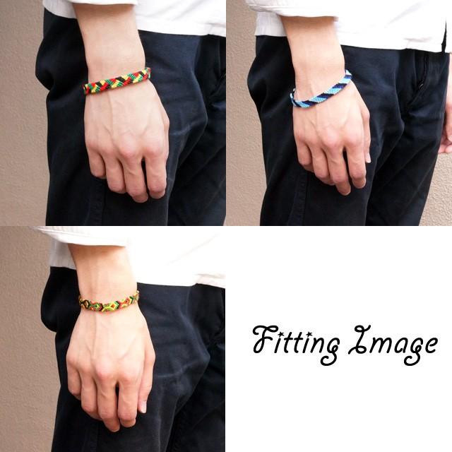 ミサンガ カラフル エスニック プロミスリング 夏アクセ ブレスレット