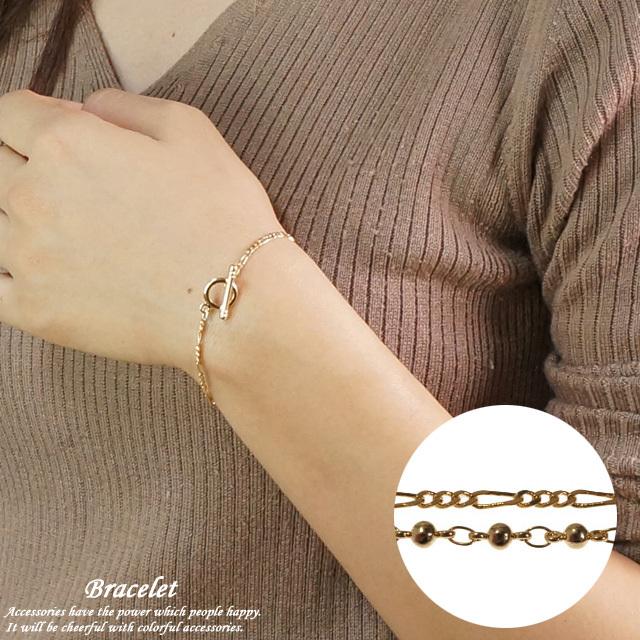 レディースブレスレット メンズブレスレット チェーンブレスレット