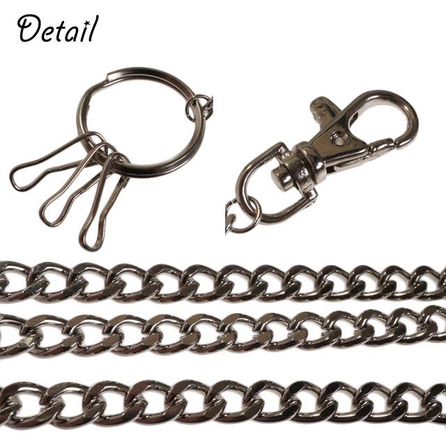 メンズアクセサリー ウォレットチェーン チェーン幅6mm 40cm 50cm 60cm