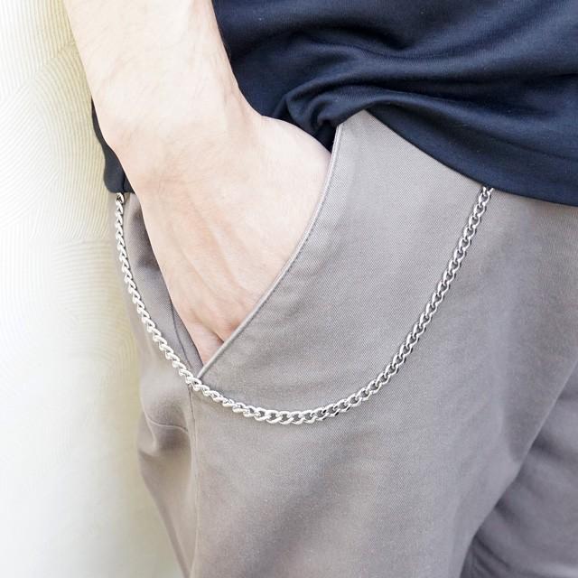 シルバーチェーン ウォレットチェーン 約40cm シルバー925 喜平 ウォレットチェーン [wc050] | ウォレットチェーン