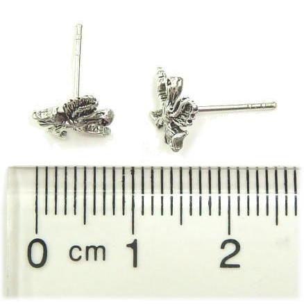 シルバーピアス 羽 フェニックス 鳥 ピアス a204(a-6-1) 送料無料