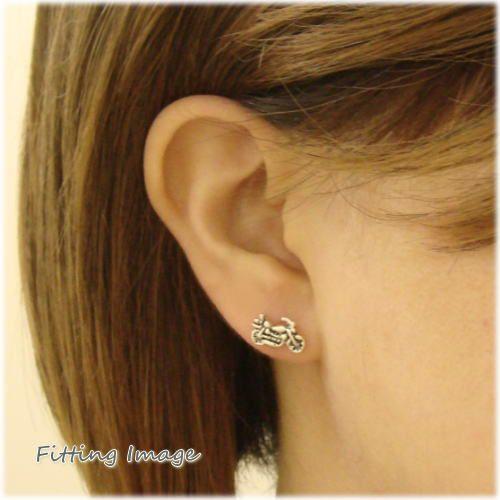 シルバーピアス バイク ツーリング スタッドピアス a481(a-16-2) mens 
