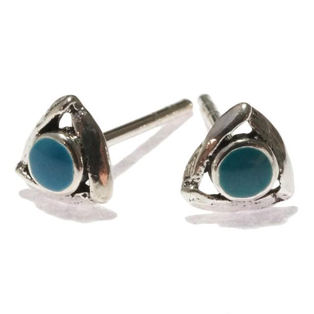 シルバーピアス シルバー925 silver925 三角 トライアングル プチ 