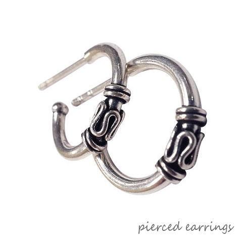 シルバー　ピアス シルバー]しずくピアス