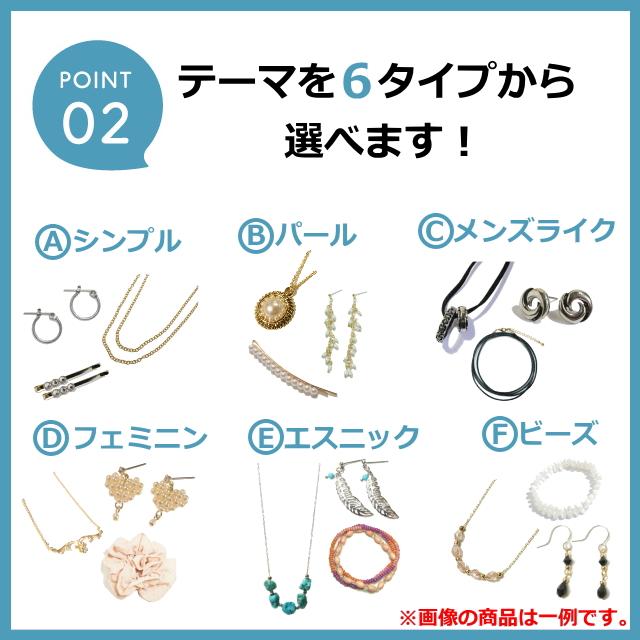 福袋 アクセサリー 5点入り ピアス ネックレス ヘアアクセ