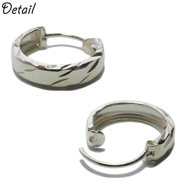 シルバーピアス シルバー925 フープピアス 内径11mm silver925