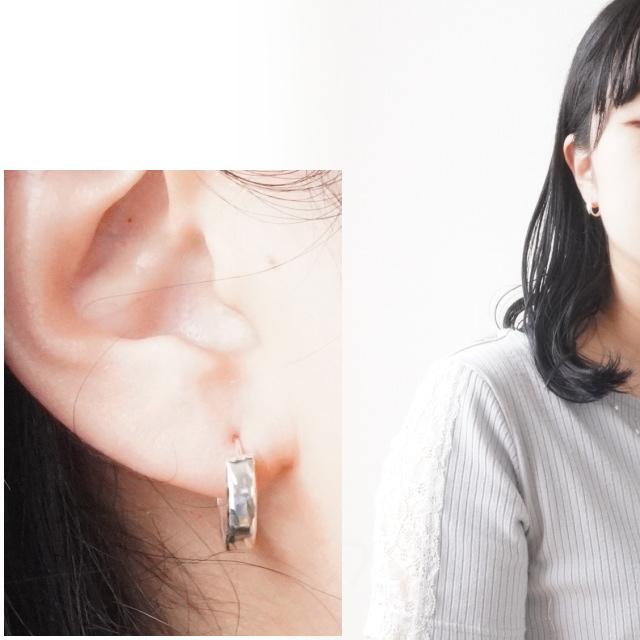シルバーピアス シルバー925 フープピアス 内径11mm silver925