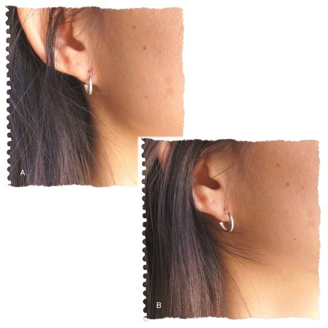 シルバーピアス フープピアス フックピアス シンプル レディースピアス 