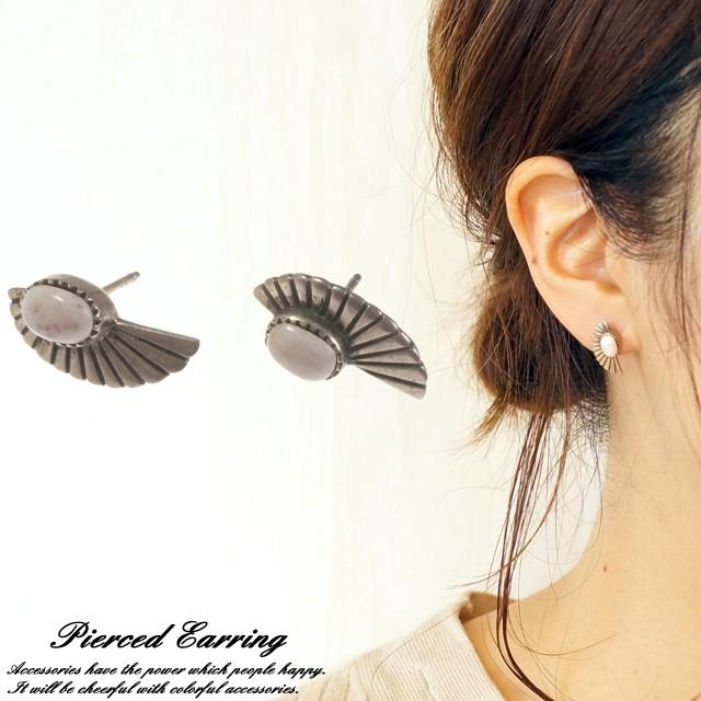 ハンドメイドのバリサイトピアス　インディアンジュエリー風 ペア売り）両耳 ピアス インディアンジュエリー風 エスニック