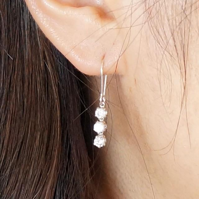 SILVER925 NARROW PLATE EARRINGS/シルバー/ピアス SILVER925 NARROW PLATE EARRINGS/シルバー/ピアス