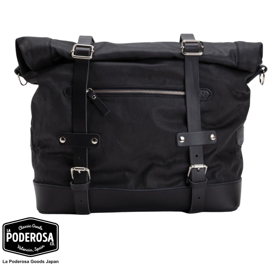 Bariloche 25L サドルバッグ 黒 サイドバッグ  LaPoderosaGoods 国内在庫あり 即納 トライアンフ BMW インディアン ロイヤルエンフィールド モトグッツィ | 
