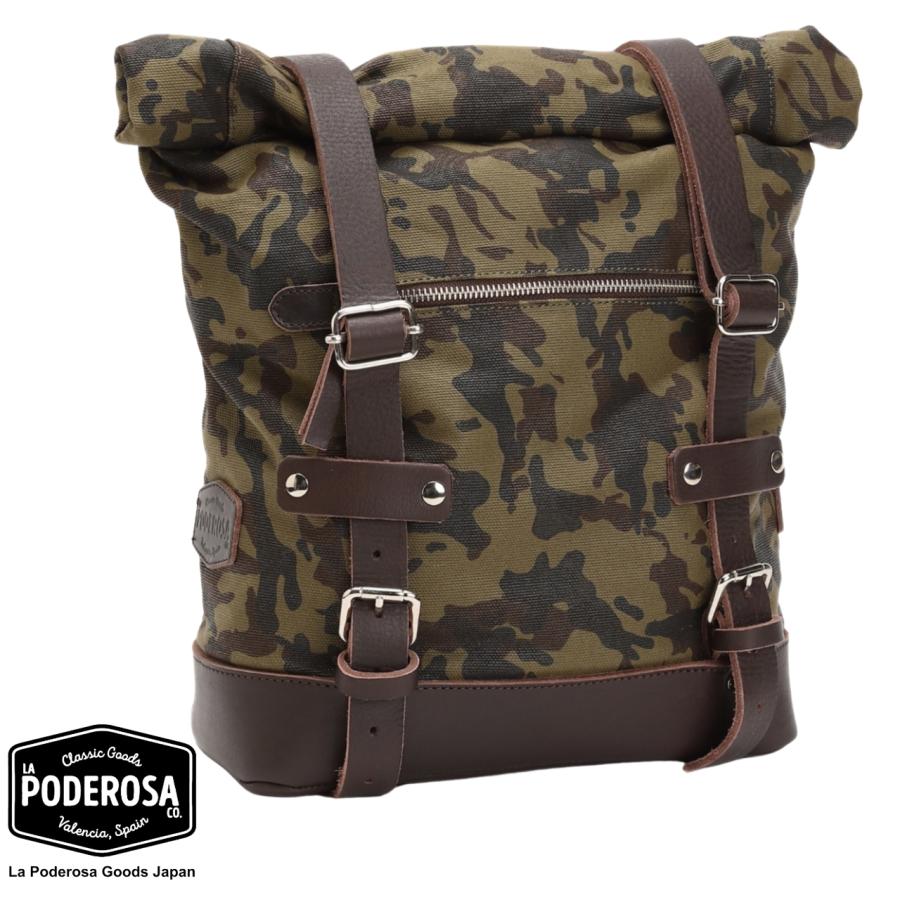 Dakhla 12L サドルバッグ カモフラ サイドバッグ La Poderosa Goods PODEROSA  国内在庫あり 即納 トライアンフ BMW インディアン ロイヤルエンフィールド | 