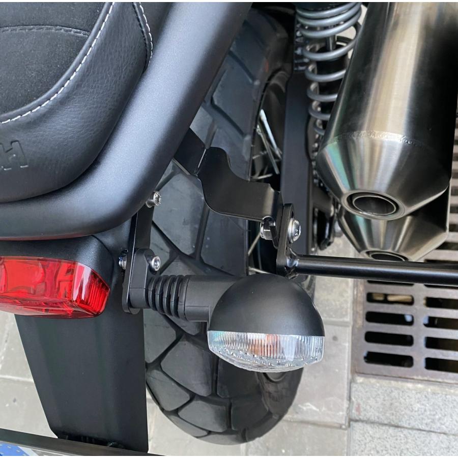 ストリートスクランブラー サンダーストーム/ショートテール用ウインカー移設プレート |  | 02