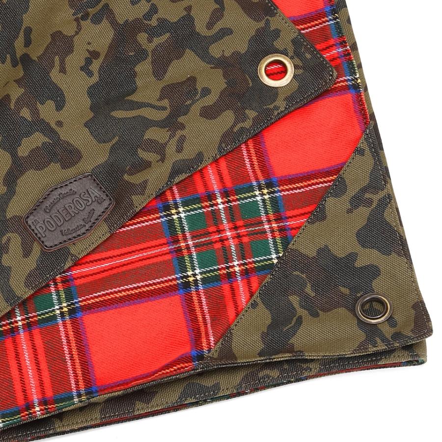 LaPoderosaGoods Blanket Poncho ブランケット ポンチョ カモフラ キャンプ レジャー ツーリング PODEROSA 国内在庫あり 即納 |  | 01