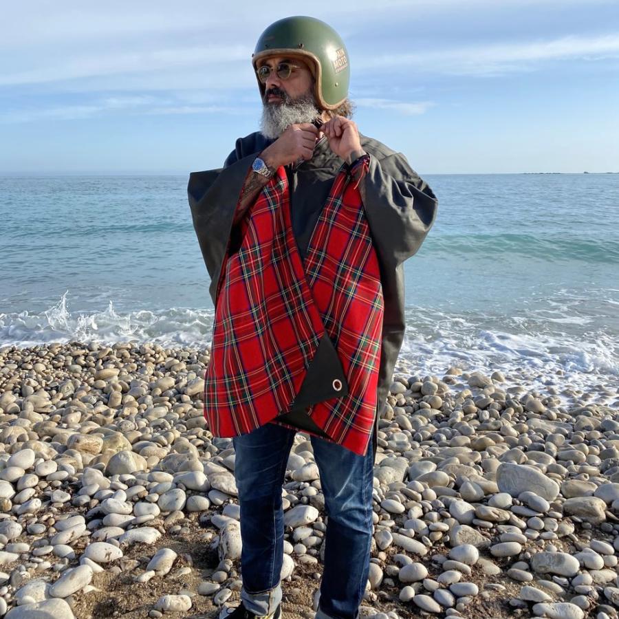 LaPoderosaGoods Blanket Poncho ブランケット ポンチョ デニム キャンプ レジャー ツーリング PODEROSA 国内在庫あり 即納 |  | 04