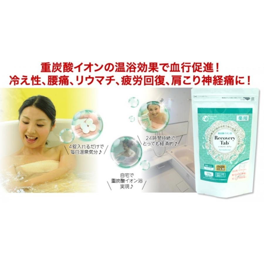 薬用Recovery Tab リカバリータブ 100錠 送料無料 入浴剤 炭酸泉 約1