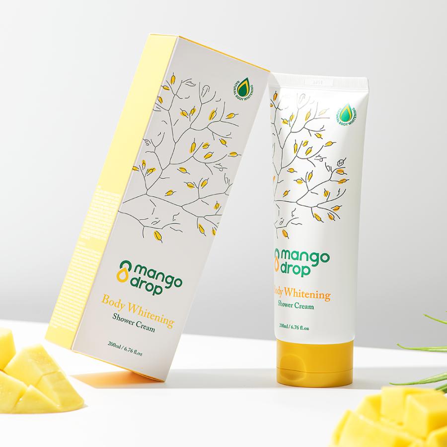 マンゴードロップ ボディホワイトニングシャワークリーム Mango Drop Body Whitening Shower Cream　２００ml |  | 01