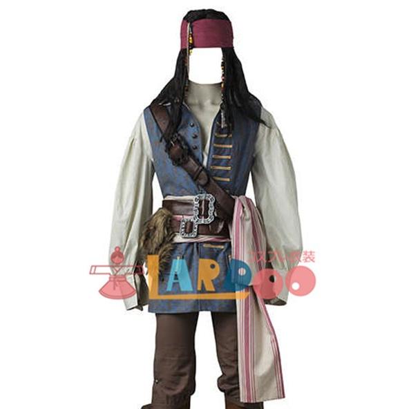 激安 キャラクター衣装 コスプレ衣装 パイレーツ オブ カリビアン 最後の海賊 3761 コスプレ衣装 コスチューム Lardoo株式会社 コスプレ衣装 ジャック スパロウ 仮装 アニメ Cosplay
