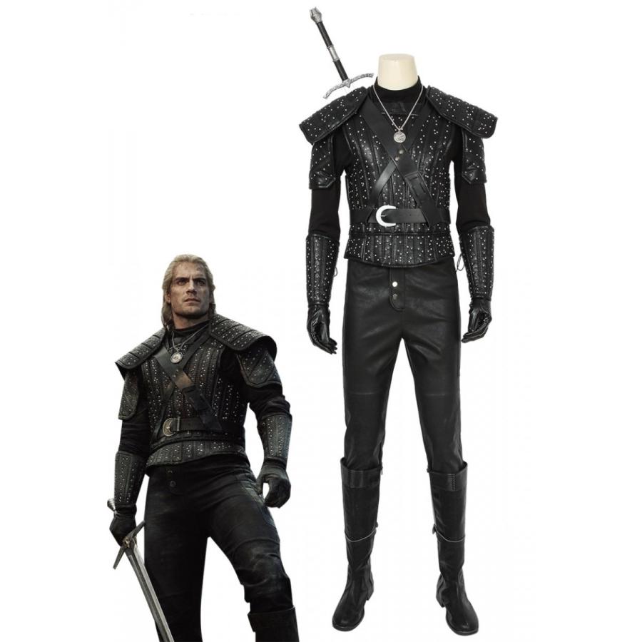 ウィッチャー モンスタースレイヤー リヴィアのゲラルト ゲラルト The Witcher Geralt of Rivia Geralt コスプレ衣装 cosplay コスチューム 仮装