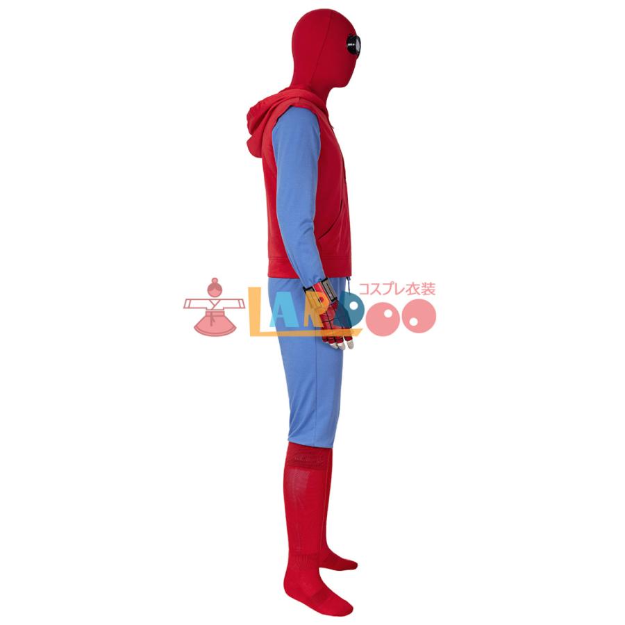 スパイダーマン Spider-Man: Homecoming peter parker コスプレ衣装 cosplay アニメ コスチューム 仮装｜lardoo-store｜02