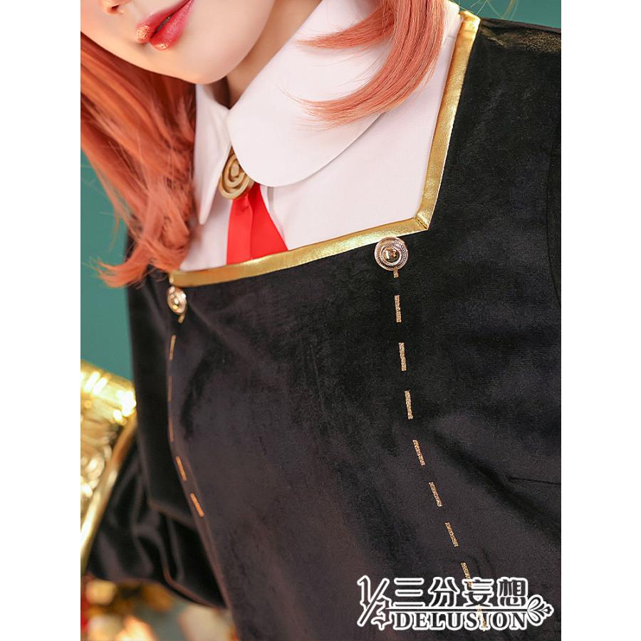 コスプレ衣装　スパイファミリー　アーニャ　ドレス　薔薇 アーニャ・フォージャー 赤いワンピース コスプレ衣装 『SPY