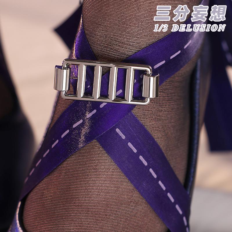 【三分妄想1/3Delusion】 ゼンレスゾーンゼロ ビビアン-Vivian 発光パニエ付き コスプレ衣装/ウィッグ/靴 コスチューム_14