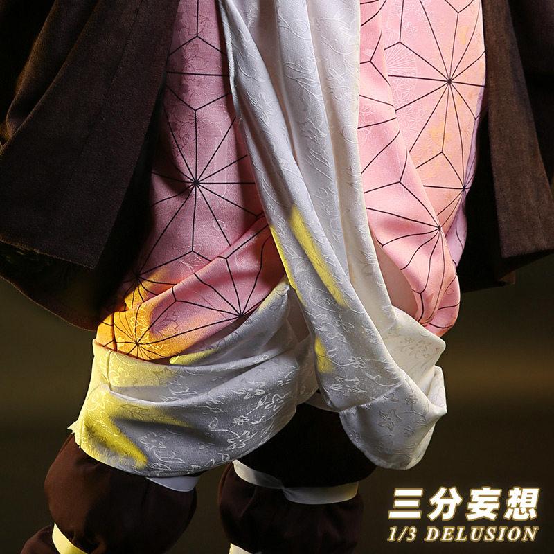 三分妄想1/3Delusion】鬼滅の刃 竈門 禰?豆子-かまど ねずこ コスプレ